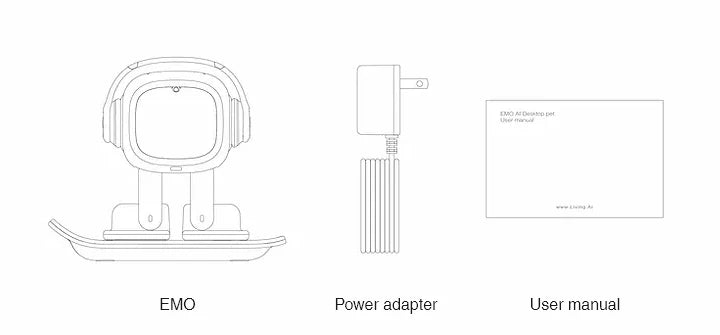 Emo Bot (CHAT-GPT) + Home station + EMO SMART LAMP